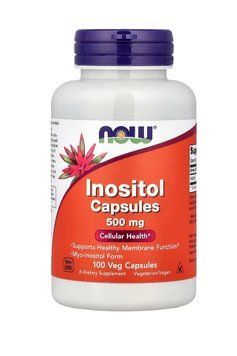 Інозитол Now Foods (Inositol Capsules) 500 мг, 100 капсул in0003 фото