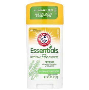 Arm & Hammer, Essentials&trade;, дезодорант із натуральними дезодорувальними речовинами, розмарин і лаванда, 71 г  208 фото