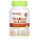 Вітамін C, Д3 та цинк для імунітету NutriBiotic (Immunity Vitamin C + D3 & Zinc), 100 капсул 00123 фото 1