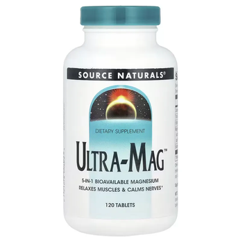 Ультра-Маг Source Naturals Ultra-Mag, 120 таблеток 232 фото