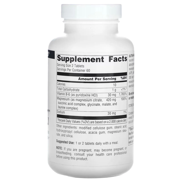 Ультра-Маг Source Naturals Ultra-Mag, 120 таблеток 232 фото