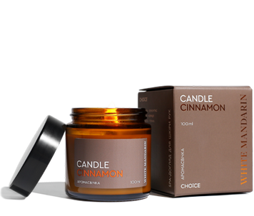 Аромасвічка CANDLE CINNAMON 135 фото
