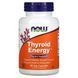 Вітаміни для щитовидної залози та енергії, Now Foods (Thyroid Energy), 90 капсул om003 фото 1